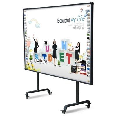 IR Interaktive Whiteboard 82 96 Zoll 20 Touch Points 16:9 4:3 Projektionsbrett USB-Verbindung für Kindergarten-Büro