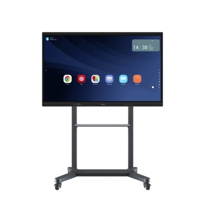 500 cd/m2 Helligkeit LCD Smart Board mit Android OS 14 und oder Grau Schwarz Rahmen Farbe