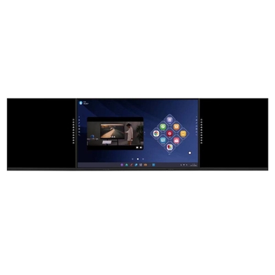 Intelligentes Blackboard 86 98 Zoll Android OPS Dual System 20 Touchpoints Kamera Mikrofon Scanner WIFI BT eingebaut für das Bildungsbüro