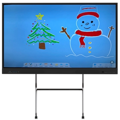 Neueste Android 14 LCD Smart Board 75" Interaktives Flachbildschirm für den Bildungsbereich