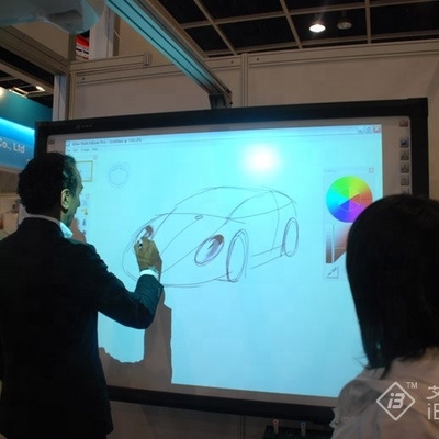 Intuitive Zeichnung Whiteboard Innovatives Whiteboard-Display mit 8ms Resonanz Auflösung basierend auf Projektor