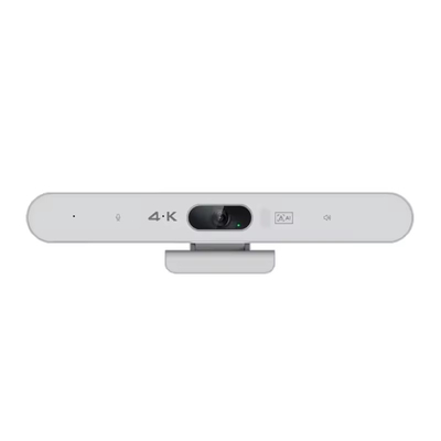 Schwarz-Weiß Einfache Installation 4K Webcam Videokonferenzkamera USB AI Auto-Tracking 2160p Webcam-Tracking mit Sprecher Konferenzraum Sound