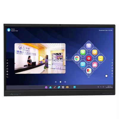iBoard 65 75 86 98 Zoll 4K Display Smart Board mit Multi-Touch und Android/Windows/Linux/Mac OS Interaktives Whiteboard