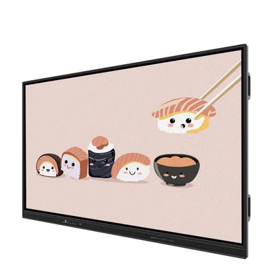 Touch-Methode Finger Pen Smart Board mit eingebauten Lautsprechern LCD Smart Board 65 75 86 98 Zoll Unterrichtssoftware Bildschirmrekorder Screenshot Wireless Share für das Schulungsbüro