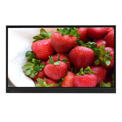 Wandmontiert 65 75 86 Zoll Multo Touch Android Betrieb LCD Smart Board mit Anti-Glanz gehärtetem Glas Anti-Blau USB Typ-C HDMI OUT