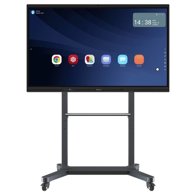 Interaktiver Touchscreen-Monitor 75 Zoll Android-Computer WLAN Bluetooth Hotspot Fernbedienung Mehrbenutzer-Internet für das Klassenzimmer Büro Tagungsraum