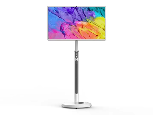 iBoard 32 Zoll Portable Smart Android Bildschirm Indoor Beweglicher Touchscreen Smart TV Drehbare Portable TV für das Live-Streaming