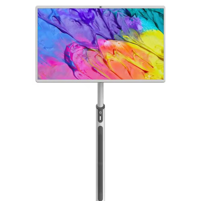 iBoard 32 Zoll Portable Smart Android Bildschirm Indoor Beweglicher Touchscreen Smart TV Drehbare Portable TV für das Live-Streaming