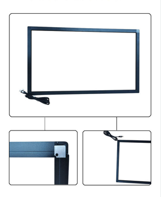 USB-Anschluss 19 bis 200 Zoll Infrarot Touch offenes Glas Rahmen für Bildschirme Video Wandkiosk