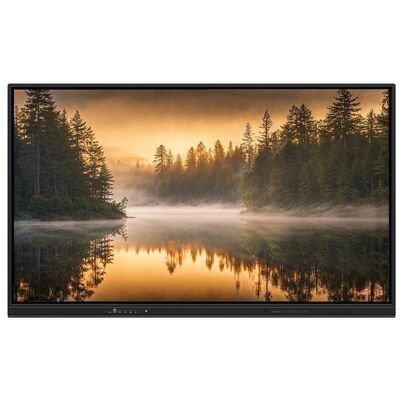 4K 65 75 86 98 110 Zoll Anti-Glanz gehärtetes Panel Interaktives Smart Whiteboard IR Monitor Super schlanker Rahmen Computermonitor für Schulversammlungen