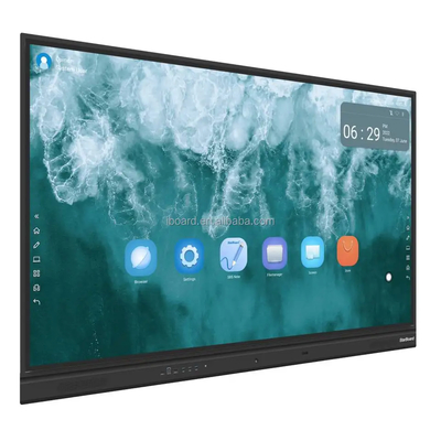 Wechselstromversorgung und 178° Blickwinkel Bildung Interaktives Flachbildschirm für Bildungsbedürfnisse Interaktives Whiteboard Android 13 und 14
