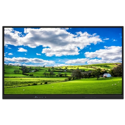 4K-Auflösung Interaktives Flachbildschirm 350 Helligkeit Hohe Helligkeit Und 15W * 2 Lautsprecher Android 13 Interaktives Whiteboard Für Schulunterricht Und Tagung