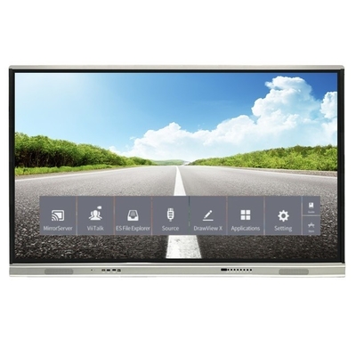 Verbessern Sie Ihr Konferenzerlebnis mit unserer HD QLED Android 13 eingebaute Kamera für die Wahlkonferenz Interaktive Flachbildschirm