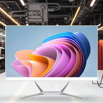 Fabrik-OEM 21.5' 23.8' 27 Zoll Desktop-Monitor mit eingebauter Webcam All-in-one Android und Win-System mit kapazitiver Berührung