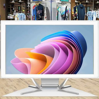Fabrik-OEM 21.5' 23.8' 27 Zoll Desktop-Monitor mit eingebauter Webcam All-in-one Android und Win-System mit kapazitiver Berührung
