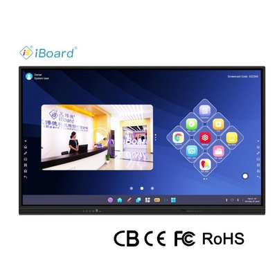 Iboard Neues Produkt 98" 4K Smart Display Interaktives Flachbildschirm-Display Große Touchscreen-Monitor für Besprechungsraum