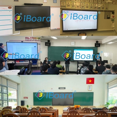 Intelligentes Blackboard mit 75 86 Zoll Android-Touch-Panel-Board mit Kamera und Mikrofon für Bildung und Ausbildung