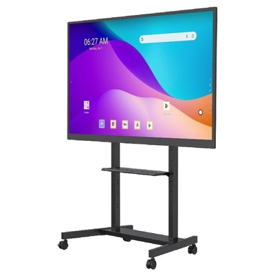 Interaktiver Whiteboard-Stand Portable Bewegungswagen Smart TV-Stand 42-86 Zoll