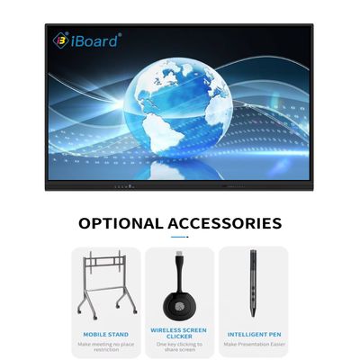 65 75 86 98 110 Zoll 4K LCD Interaktives Smart Board Touch Panel Smart Screen für das Klassenzimmer