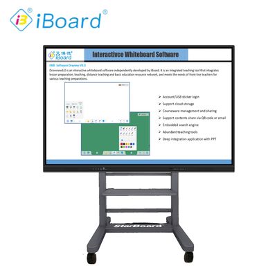 Großformat 98 Zoll 4K LCD Interaktives Smart Board Touch Panel Smart Screen für das Klassenzimmer