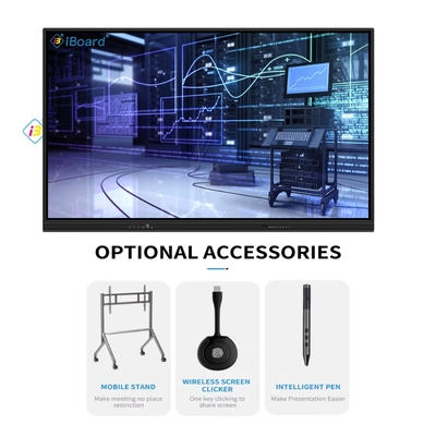 65 75 86 98 Zoll 4K LCD Interaktives Whiteboard Touch Panel Smart Klassenzimmer Elektronische Tafel Digitales Smart Board für den Unterricht