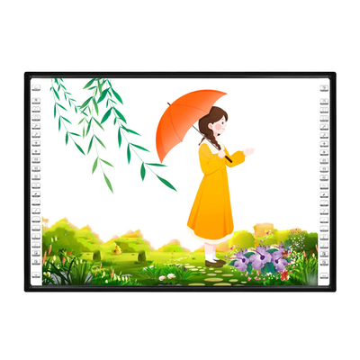 Keramische / glatte glänzende Kunststoffoberfläche IR-interaktives Whiteiboard Smart Touch Panel mit 22 Tasten auf jeder Seite für schnelle und einfache Navigation Schulbildung Whiteboard