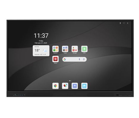 Neue Android 75 Zoll Interaktive Flachplatte für Smart Class und Konferenz