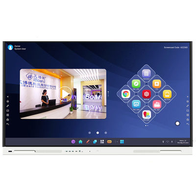 Neue Android 75 Zoll Interaktive Flachplatte für Smart Class und Konferenz