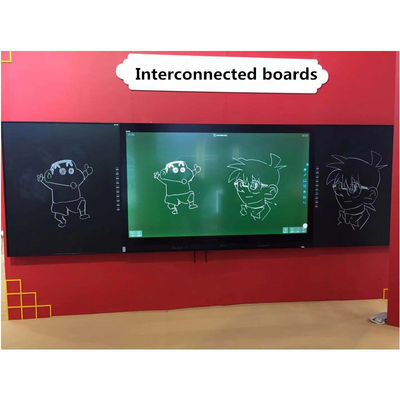 75-Zoll-Intelligente Tafel mit aufnehmbaren interaktiven Seitentafeln für die Schule