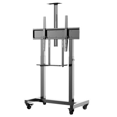 TV-Floorstand Mobilstand Höhenverstellbarer TV-Wagenhalter für interaktives Smart-Touchscreen-Fernsehen
