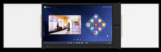 75 Zoll 4K Multimedia All-in-One Interaktives Display mit digital vernetztem Zeichentisch-Dokumentenscanner für Schultagungen