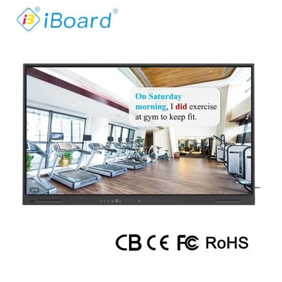 65 Zoll 4K UHD Interaktiver Flachbild-Smart-TV mit neuem Android-System für die Klassenzimmer-Büro-Versammlung