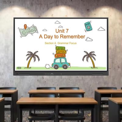 Ai Funktion 75 Zoll 4K Auflösung Interaktiver Flachbild-Smart-TV mit neuem Android-System-Ausrüstung Für Klassenzimmer-Büro-Meeting