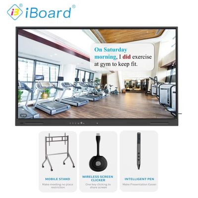 Android 14 Betriebssystem Touchscreen Klassenzimmer-Board mit USB A-Schnittstelle und einfache Installation