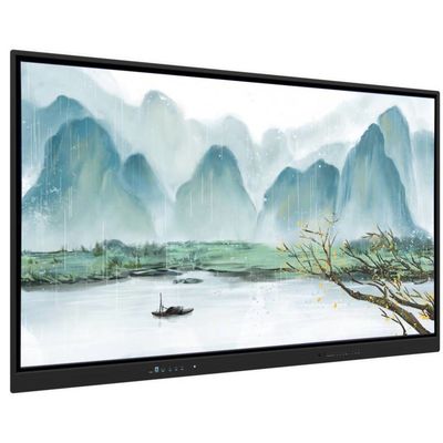 Iboard Interaktives Whiteboard 75 Zoll USB-Ausgänge Touch-Panel-Display in Schwarzrahmen Farbe für Bildung Büro-Geschäftsanwendungen mit leistungsstarker Software