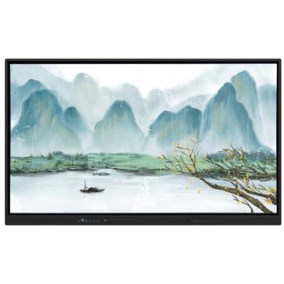 Iboard Interaktives Whiteboard 75 Zoll USB-Ausgänge Touch-Panel-Display in Schwarzrahmen Farbe für Bildung Büro-Geschäftsanwendungen mit leistungsstarker Software