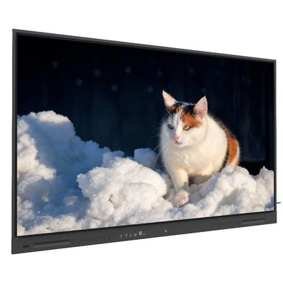 IR Interaktive Whiteboard 450 nits 86 Zoll Android 14 Touch WLAN VGA DP USB Cloud Ressourcen Smart TV Monitor Für die Universität Büro Ausbildung Nutzung