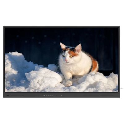 IR Interaktive Whiteboard 450 nits 86 Zoll Android 14 Touch WLAN VGA DP USB Cloud Ressourcen Smart TV Monitor Für die Universität Büro Ausbildung Nutzung