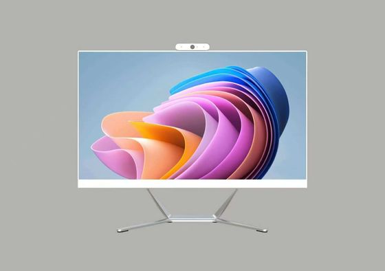 Factory Direct 21.5' 23.8' 27 Zoll Desktop Monitor mit eingebauter Webcam All-in-one Android und Win System Kapazitiv berührbar