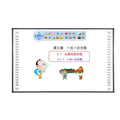 Fabrik-direkte IBoard Keramik/Glatt-Plastik Glanz Oberfläche IR Interaktiv Whiteiboard Smart Touch Panel mit 22 Stück Hotkeys auf jeder Seite für die Schulbildung White Board interaktives Whiteboard
