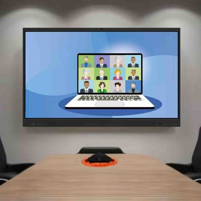 65 Zoll Touchscreen Whiteboard Interaktives Display für Bildung, Meetings und Zusammenarbeit