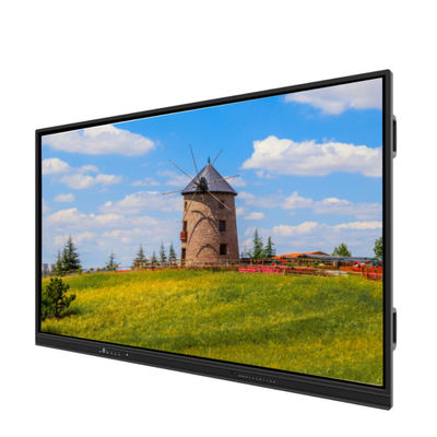 LED Interaktive Smart Board 65 Zoll 4K UHD-Display mit Touch Android 14 eingebaute Kamera Mikrofon PC Lautsprecher WiFi perfekt für Schulunterricht, Konferenz und Büro