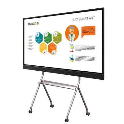 75" LED Interaktives Whiteboard Mehrfach-Touch-Display Android Windows Dual-System