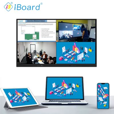 Google EDLA zertifizierte interaktive Flachbildschirm Anzeige KI Funktion Smart Screen 75 Zoll Touchscreen Monitor