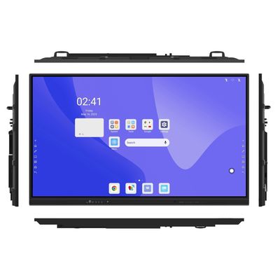 Infrarot-Interaktives Whiteboard QR-Code-Sharing Multi-Touch 50 Touch-Punkte Modernes Design Interaktives Flachbildschirm-Display