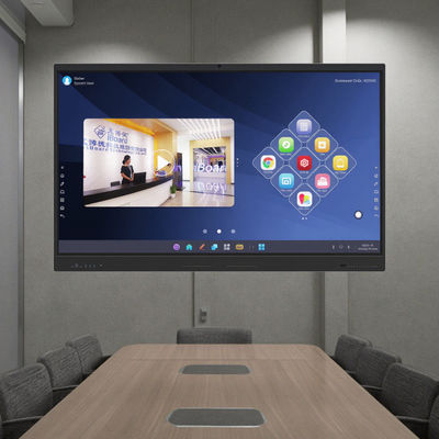 Infrarot-Interaktives Whiteboard QR-Code-Sharing Multi-Touch 50 Touch-Punkte Modernes Design Interaktives Flachbildschirm-Display