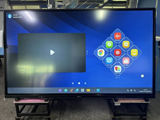 Fabrik Großhandel Infrarot Interaktives Whiteboard mit HDMI USB-Anschluss Kundenspezifisches Design Interaktives Flachbildschirm-Display Smart Touch Board Whiteboard mit KI-Funktion für Bildung Konferenz Meeting