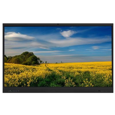 Wandmontage Interaktiver Touchscreen Whiteboard 75 Zoll mit Typ-C USB HDMI VGA RJ45 Schnittstelle Lehr-Meeting-Software
