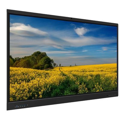 Wandmontage Interaktiver Touchscreen Whiteboard 75 Zoll mit Typ-C USB HDMI VGA RJ45 Schnittstelle Lehr-Meeting-Software
