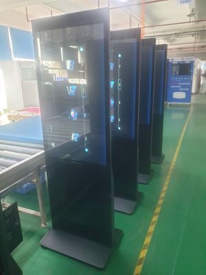 Großhandel mit Bestellscan 23,8 Zoll 27 Zoll 32 Zoll Stand-Digital Signage Display Werbe-Standkiosk Kapazitiver Touch mit Android- oder Windows-System